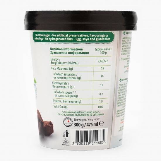 Înghețată vegană cu probiotice, cocos și ciocolată 300g