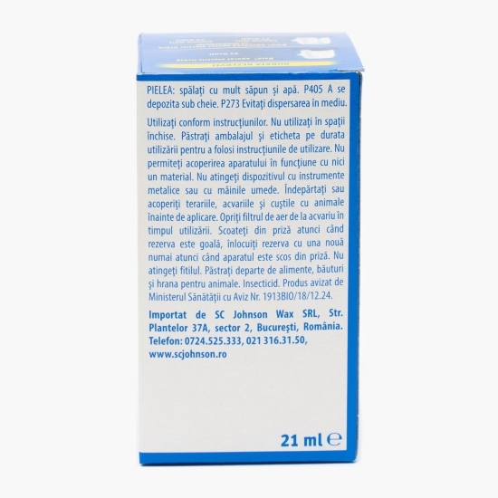 Rezervă pentru aparat electric împotriva țânțarilor (30 nopti) 21ml
