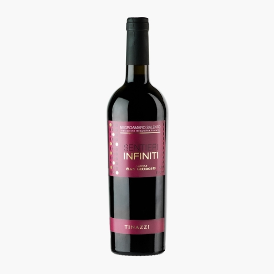 Vin roșu sec Sentieri Infiniti Negroamaro Salento, 14%, 0.75l