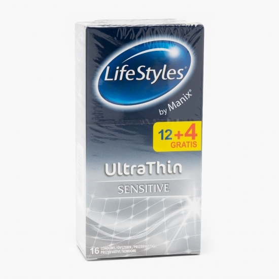 Prezervative UltraThin Sensitive 16 buc