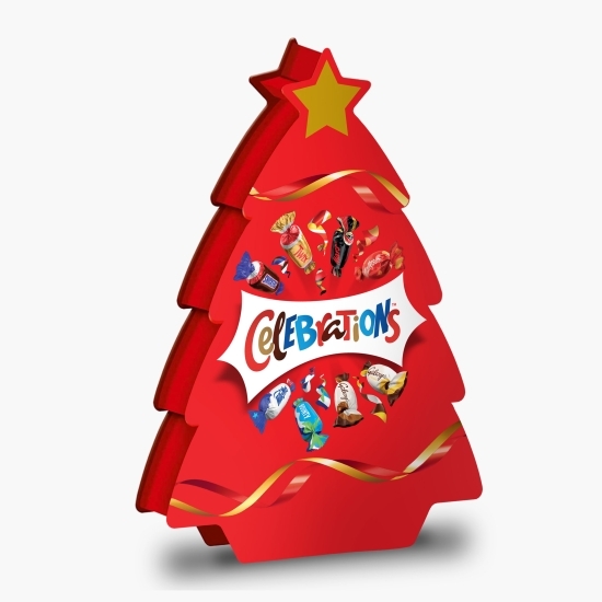 Cutie Christmas tree cu bomboane de ciocolată 215g