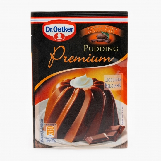 Mix pentru budincă Premium cu aromă de ciocolată belgiană 51g
