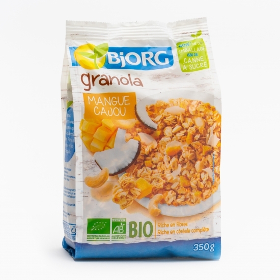 Cereale granola eco cu mango și caju 350g