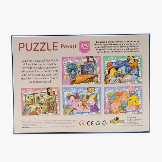 Puzzle - Motanul încălțat (240 piese) 3+ ani