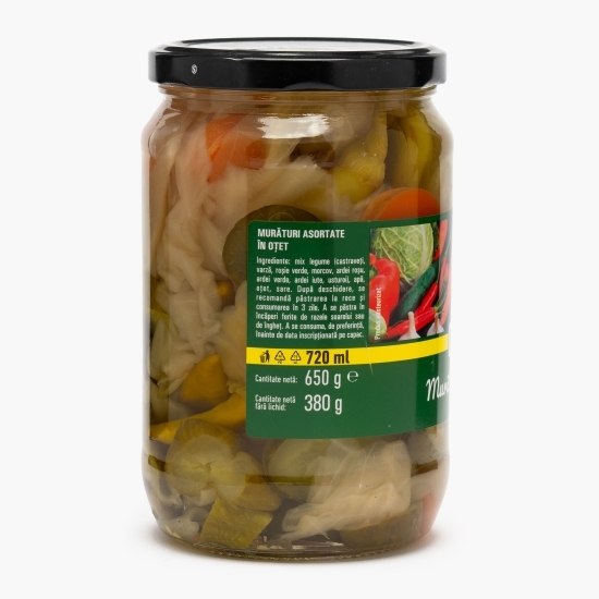 Murături picante în oțet 650g