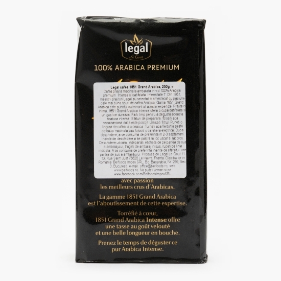 Cafea măcinată 100% Arabica "1851" 250g