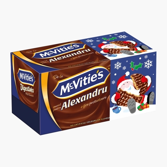 Biscuiți din grâu acoperiți cu ciocolată cu lapte 200g