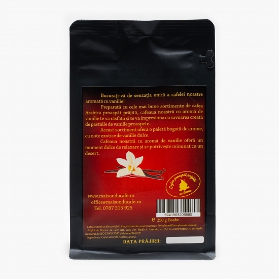 Cafea boabe cu aromă de vanilie 250g