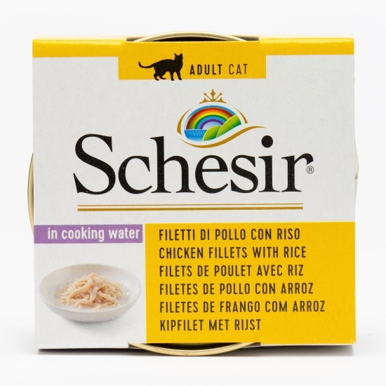 Hrană umedă pentru pisici, Pui cu orez, 85g
