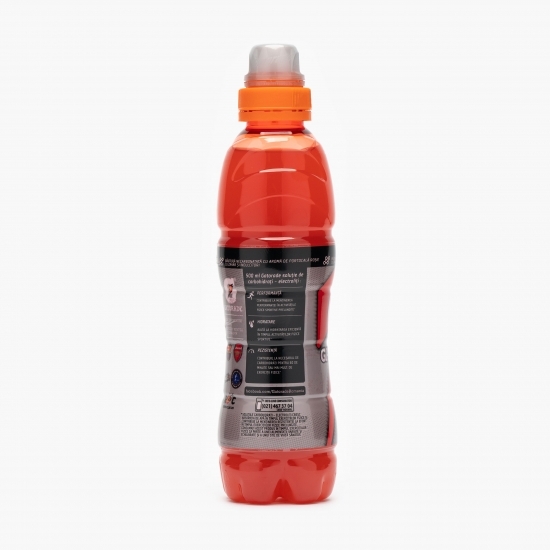Băutură necarbonatată pentru sportivi cu aromă de portocală roșie cu zahăr și îndulcitori 0.5l