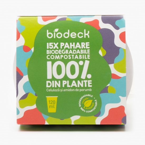 Pahare din carton 120ml 15 buc
