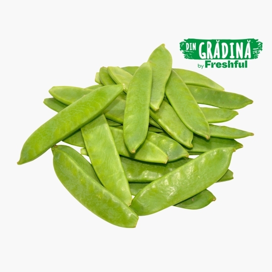 Mazăre Mangetout eco, România (Bioferma Niculești), 250g