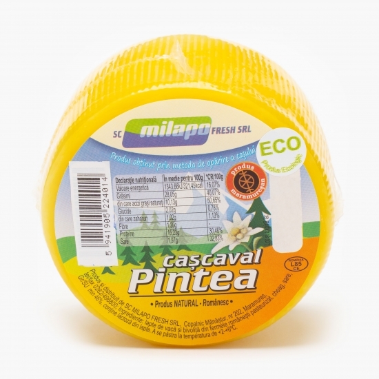 Cașcaval ecologic Pintea din lapte de vacă 350g