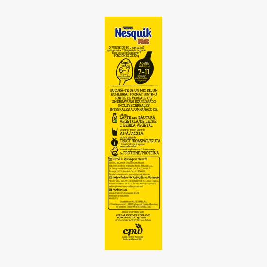 Cereale Mix de ciocolată și vanilie pentru mic dejun 225g
