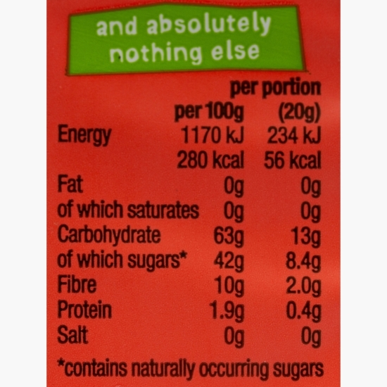 Rulouri căpșuni yoyo, fără zahăr adăugat 20g