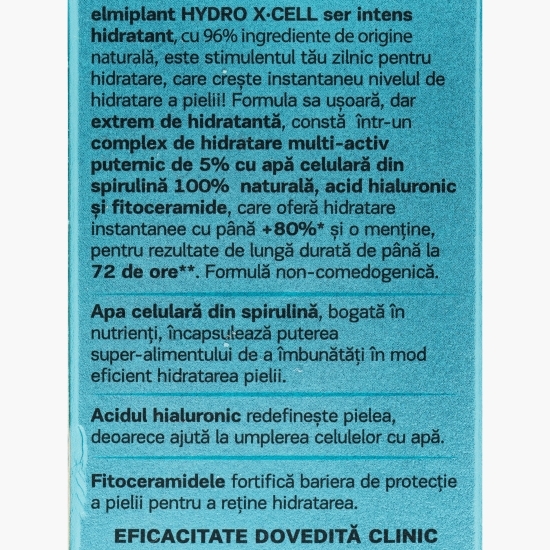 Ser pentru față hidratant Hydro X-Cell, 30g