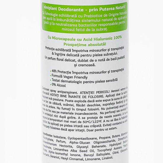 Antiperspirant spray Hyaluronic 150ml