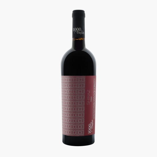 Vin roșu sec Shiraz, 14.2%, 0.75l
