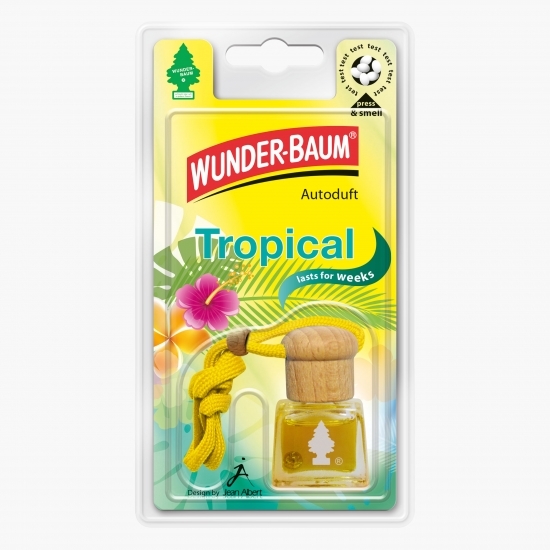 Sticluță cu parfum auto Tropical