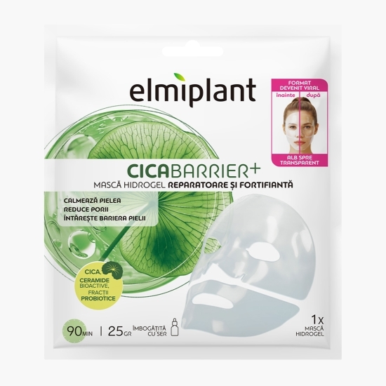 Mască hidrogel reparatoare și fortifiantă Cicabarrier+, 1 buc, 25g