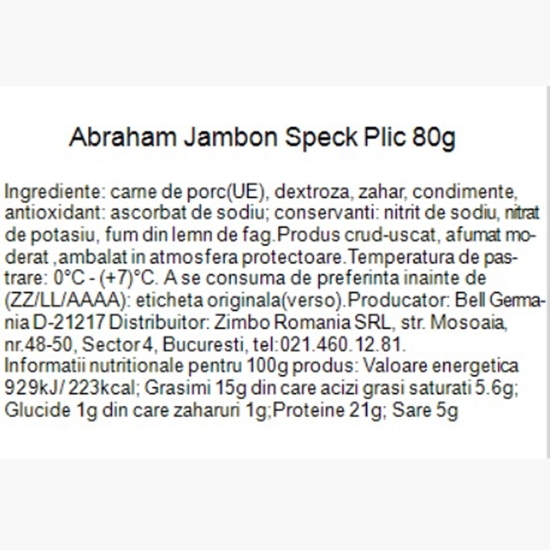 Jambon Speck 80g
