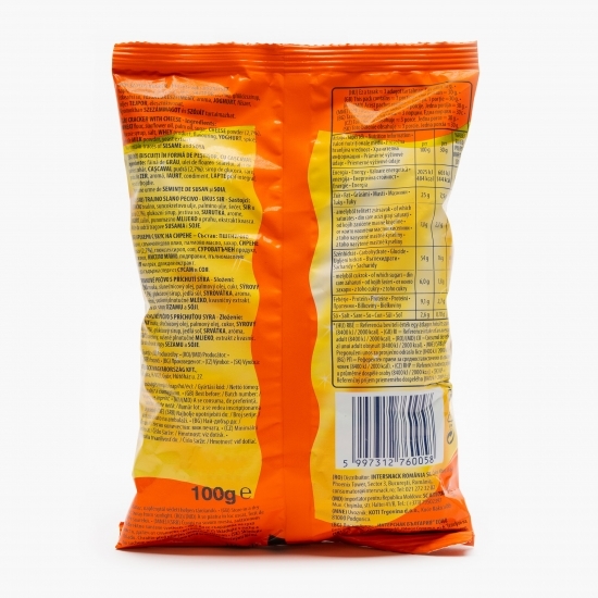 Biscuiți în formă de peștișor cu cașcaval 100g