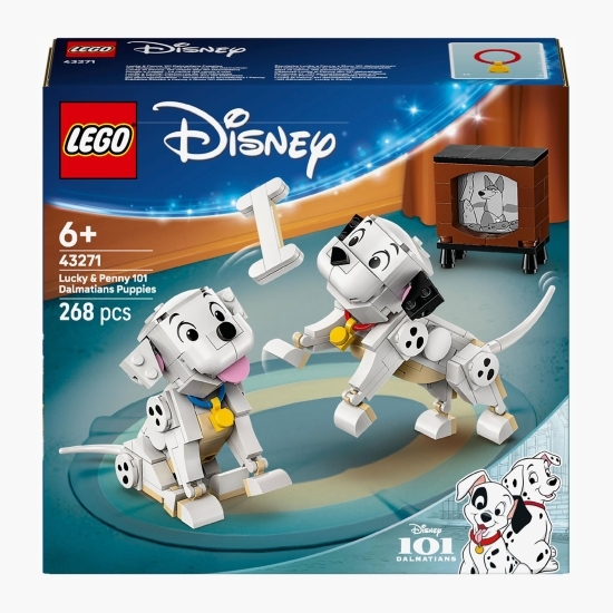 Cățelușii Lucky și Penny din 101 dalmațieni, 43271 Disney, 268 piese, +6 ani