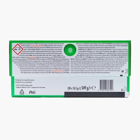 Detergent de rufe capsule All-in-One Pods Mountain Spring, 30 spălări, 30 buc