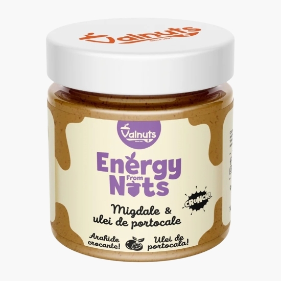 Cremă tartinabilă din migdale 35%, cu ulei de portocale, 200g