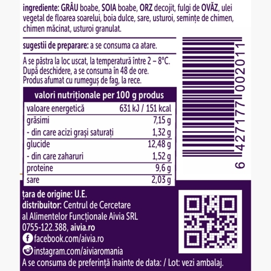Salam vegan intens afumat 300g