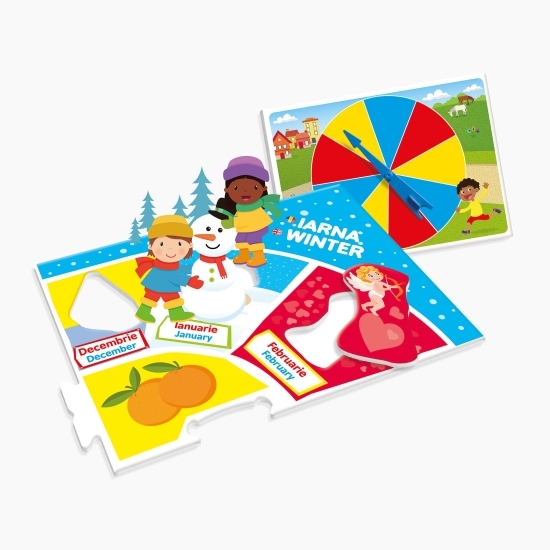 Joc educativ Agerino - Luni și anotimpuri, +5 ani