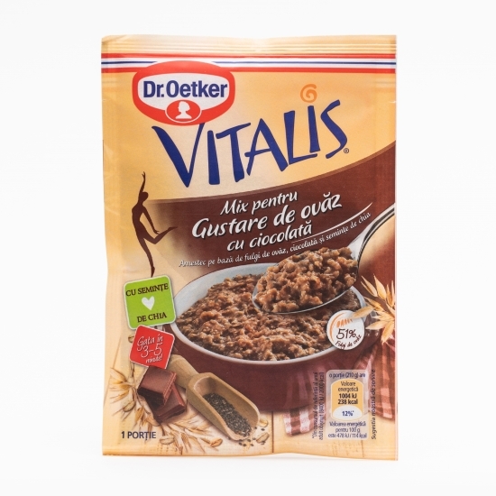 Mix pentru gustare de ovăz Vitalis cu ciocolată 60g