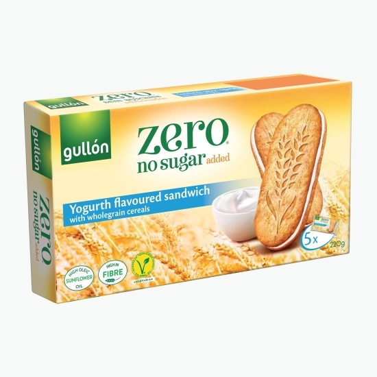 Biscuiți cu iaurt și cereale integrale, fără zahăr adăugat 220g