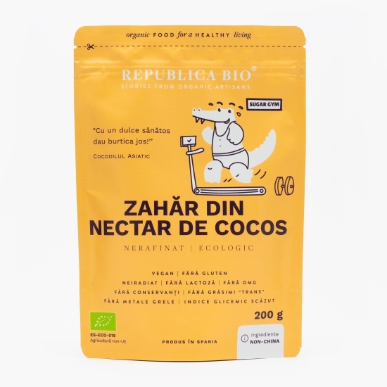 Zahăr din nectar de cocos ecologic, nerafinat 200g