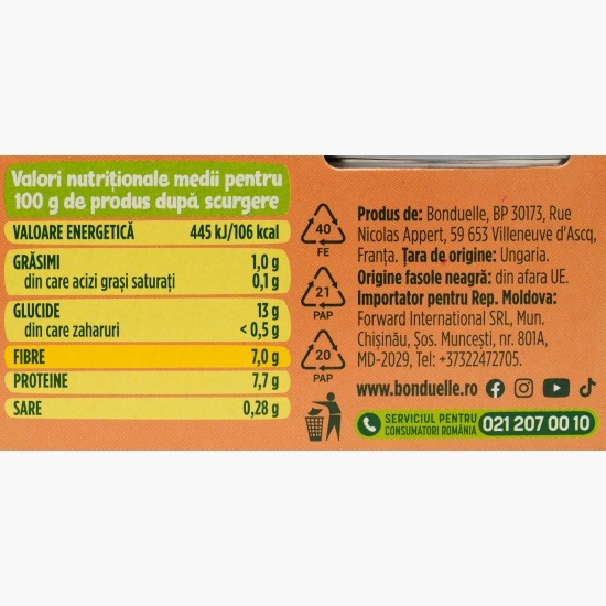 Fasole neagră 2x100g