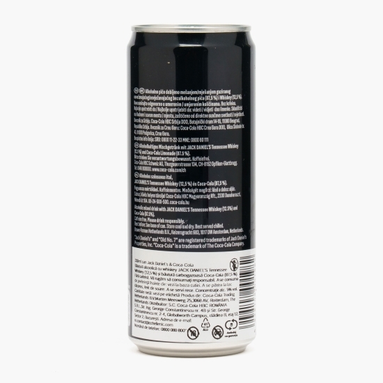 Cocktail cu whisky Jack Daniel's 330ml