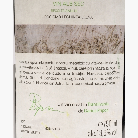 Vin alb sec Cuvee Navicella, 13.9%, 0.75l