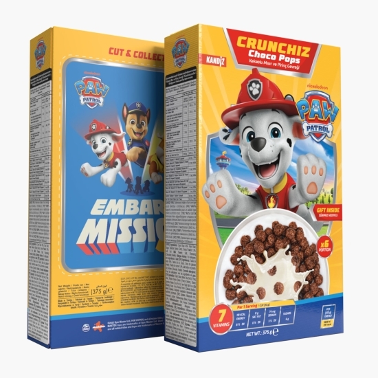 Cereale cu ciocolată Paw Patrol Choco Pops 375g