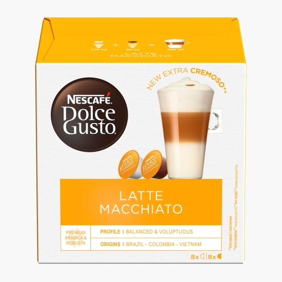 Capsule cafea Latte Macchiato 8 băuturi 183.2g