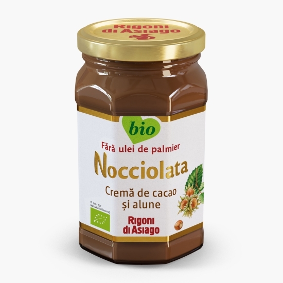 Cremă eco de cacao și alune Nocciolata, cu lapte 250g