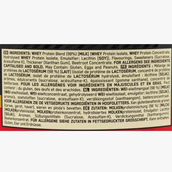 Proteine din zer, pudră proteică ON 100% Whey Gold Standard, aromă căpșuni, 780g