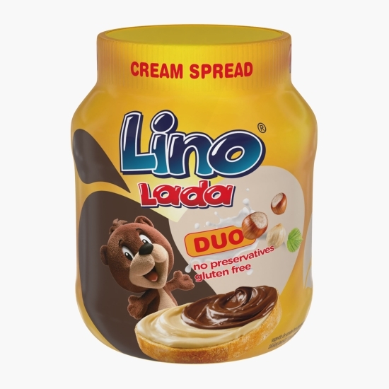 Cremă tartinabilă de alune de pădure cu lapte și cacao 350g