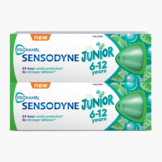 Pastă de dinți pentru copii 6-12 ani Pronamel Junior, pachet promo 2x50ml