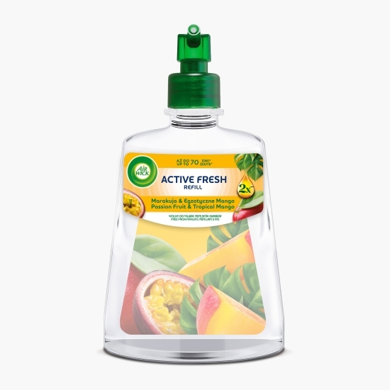Rezervă odorizant cameră fără aerosoli Fructul Pasiunii și Mango Tropical 228ml