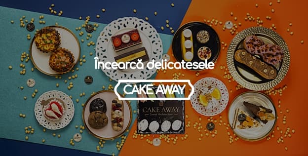 Încearcă delicatesele Cake Away