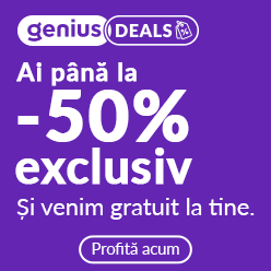 Genius Deals ǀ Până la -50% exclusiv