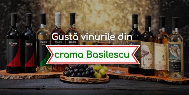 Gustă vinurile din crama Basilescu